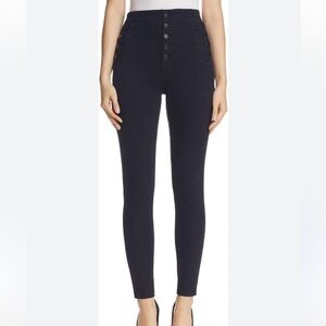 J.Brand Natasha Button Fly Indigo Stretch Skinny Denim Size 36 New with Tags